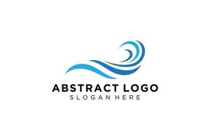 abstract water Golf plons logo symbool en icoon ontwerp. vector