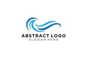 abstract water Golf plons logo symbool en icoon ontwerp. vector