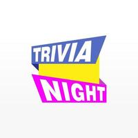 trivia nacht etiketten banners vector lint ontwerp sjabloon. banier uitverkoop label. markt speciaal aanbod korting etiket