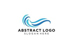 abstract water Golf plons logo symbool en icoon ontwerp. vector