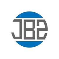 jbz brief logo ontwerp Aan wit achtergrond. jbz creatief initialen cirkel logo concept. jbz brief ontwerp. vector