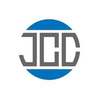 jcc brief logo ontwerp Aan wit achtergrond. jcc creatief initialen cirkel logo concept. jcc brief ontwerp. vector