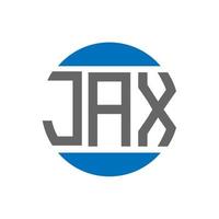 jax brief logo ontwerp Aan wit achtergrond. jax creatief initialen cirkel logo concept. jax brief ontwerp. vector