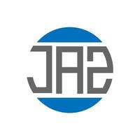 jazo brief logo ontwerp Aan wit achtergrond. jazo creatief initialen cirkel logo concept. jazo brief ontwerp. vector