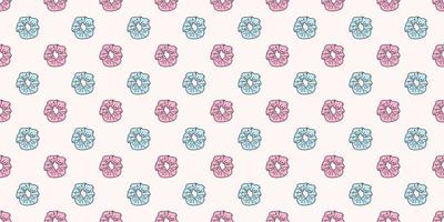 pastel scrunchy herhaling patroon haar- stropdas vector achtergrond