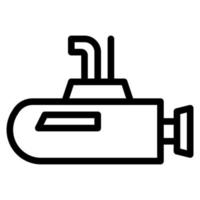 onderzeeër illustratie vector en logo icoon leger wapen icoon perfect.