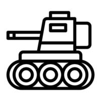 tank illustratie vector en logo icoon leger wapen icoon perfect.