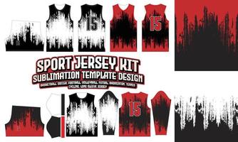 sport Jersey kleding sport slijtage sublimatie patroon ontwerp 276 voor voetbal Amerikaans voetbal e-sport basketbal volleybal badminton zaalvoetbal t-shirt vector