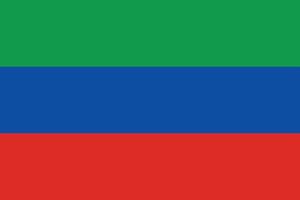 dagestan officieel vlag vector