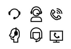 Call Center Icon Vector