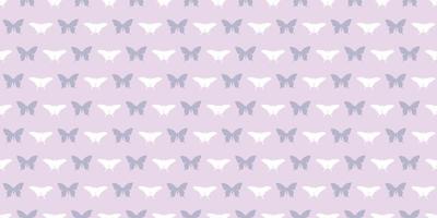 vlinder silhouet naadloos vector patroon achtergrond