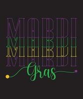 mardi gras t-shirt ontwerp.eps vector