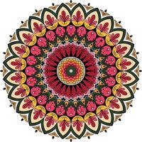 hand- getrokken sier- arabesk mandala achtergrond met abstract patroon in Arabisch stijl. vector