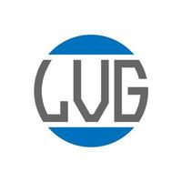 lvg brief logo ontwerp Aan wit achtergrond. lvg creatief initialen cirkel logo concept. lvg brief ontwerp. vector