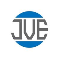 jve brief logo ontwerp Aan wit achtergrond. jve creatief initialen cirkel logo concept. jve brief ontwerp. vector