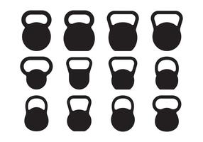 Kettle Bell Silhouette Vectoren