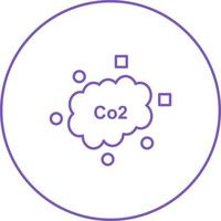 koolstofdioxide vector icoon