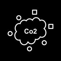 koolstofdioxide vector icoon