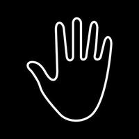 hand vector pictogram