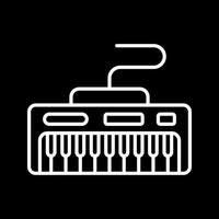 piano vector pictogram