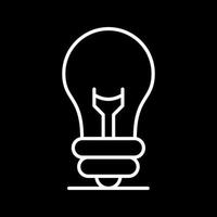 gloeilamp vector pictogram