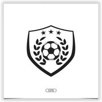 Amerikaans voetbal logo premie elegant sjabloon vector eps 10