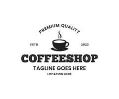 coffeeshop logo ontwerpsjabloon vector