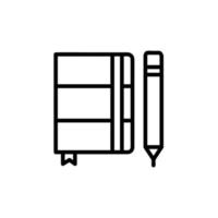 notebook vector pictogram