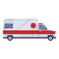 bed ambulance icoon tekenfilm vector. noodgeval voertuig vector