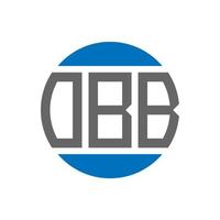 ob brief logo ontwerp Aan wit achtergrond. ob creatief initialen cirkel logo concept. ob brief ontwerp. vector