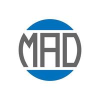 mao brief logo ontwerp Aan wit achtergrond. mao creatief initialen cirkel logo concept. mao brief ontwerp. vector