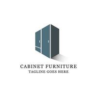 interieur meubilair kabinet logo ontwerp het is mooi zo voor uw bedrijf bedrijf of zakelijke vector