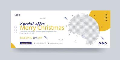 vrolijk Kerstmis speciaal aanbod uitverkoop Kerstmis vakantie advertentie Promotie Kerstmis banier sjabloon vector