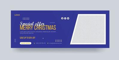 vrolijk Kerstmis speciaal aanbod uitverkoop Kerstmis vakantie advertentie Promotie Kerstmis banier sjabloon vector