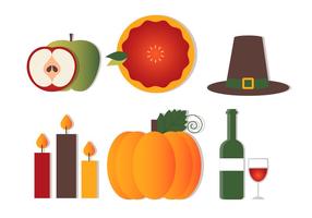 Gratis Thanksgiving Vector Elementen