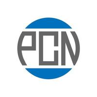 pcn brief logo ontwerp Aan wit achtergrond. pcn creatief initialen cirkel logo concept. pcn brief ontwerp. vector