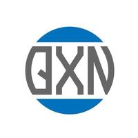qxn brief logo ontwerp Aan wit achtergrond. qxn creatief initialen cirkel logo concept. qxn brief ontwerp. vector