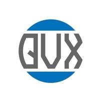 qvx brief logo ontwerp Aan wit achtergrond. qvx creatief initialen cirkel logo concept. qvx brief ontwerp. vector