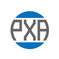 pxa brief logo ontwerp Aan wit achtergrond. pxa creatief initialen cirkel logo concept. pxa brief ontwerp. vector