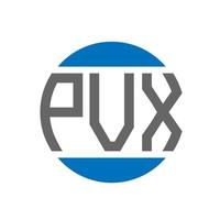 pvx brief logo ontwerp Aan wit achtergrond. pvx creatief initialen cirkel logo concept. pvx brief ontwerp. vector