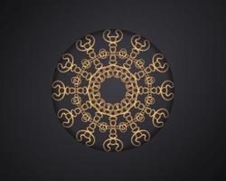 ronde abstract luxe mandala. logo sjabloon ontwerp. vector illustratie