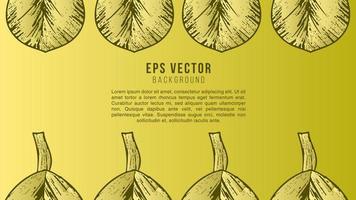 geel herfst bladeren achtergrond. realistisch herfst geel blad geïsoleerd Aan geel achtergrond. vallen uitverkoop achtergrond. vector illustratie eps10