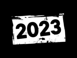 modern 2023 tekst ontwerp. 2023 feesten. de nieuw jaar 2023 achtergrond. gelukkig nieuw jaar twintig twintig drie tekst ontwerp. gelukkig nieuw jaar 2023 spandoek. de nieuw jaar twintig twintig drie achtergrond. vector