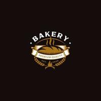 bakkerij logo vector ontwerp