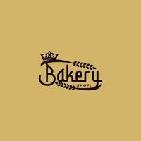 bakkerij logo vector ontwerp