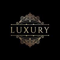 luxe logo ontwerp vector