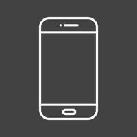 uniek mobiel vector lijn icoon