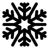 sneeuwvlok vector Kerstmis icoon logo sneeuw, schets stijl