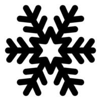 sneeuwvlok vector Kerstmis icoon logo sneeuw, schets stijl
