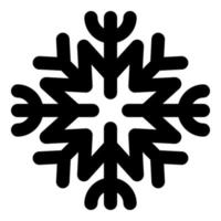 sneeuwvlok vector Kerstmis icoon logo sneeuw, schets stijl